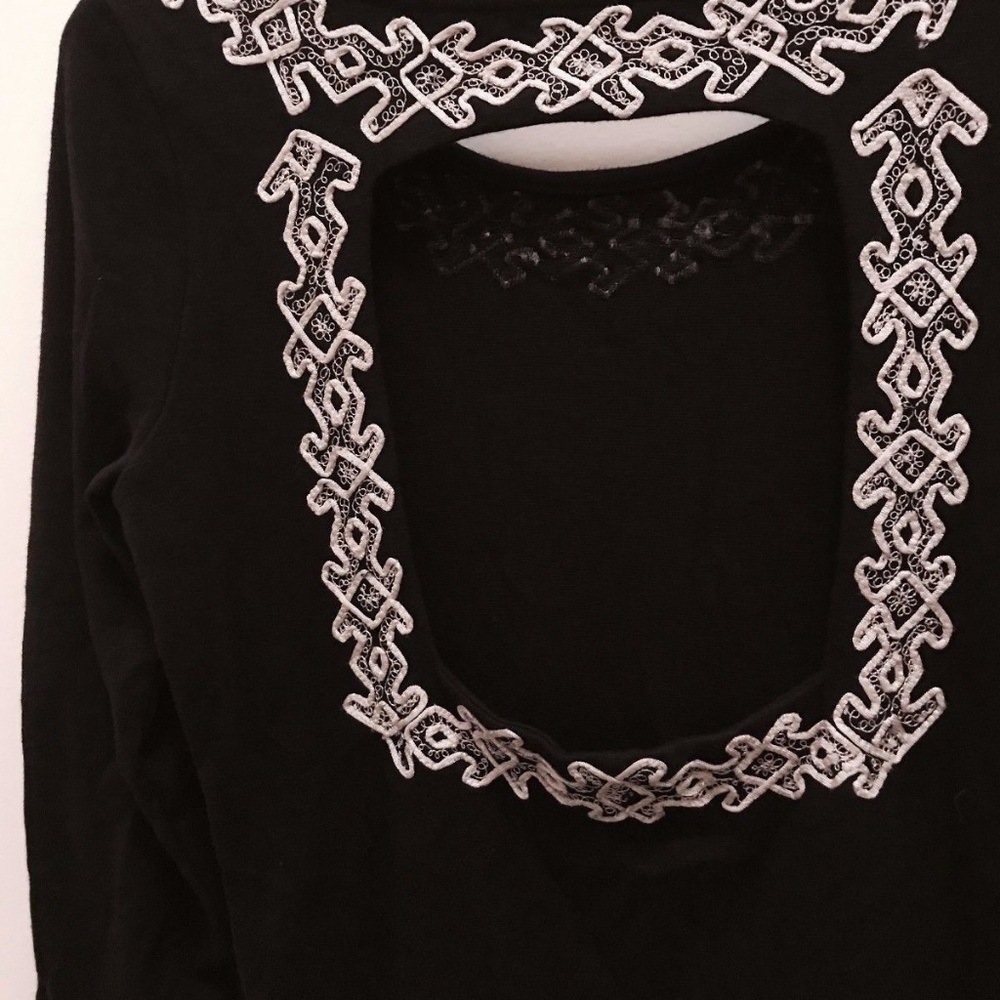 🔥Free People | Black Embroidered Dress MEDIUM - Picture 2 of 7